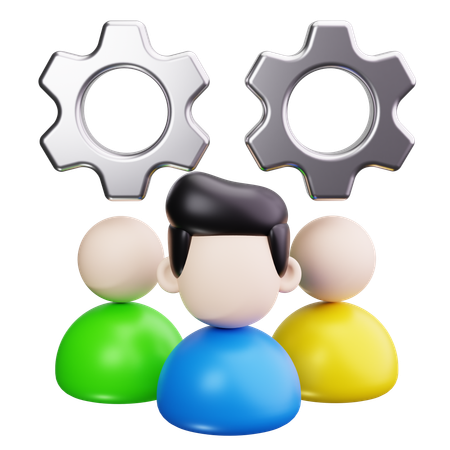 Collaboration  3D Icon