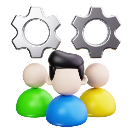 Collaboration  3D Icon