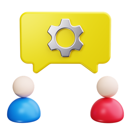 Collaboration  3D Icon