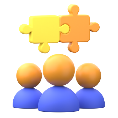Collaborative Breakthrough  3D Icon