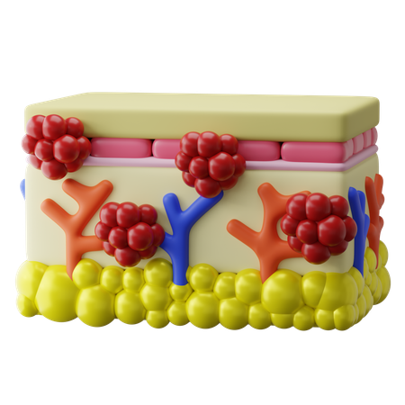 Collagen  3D Icon