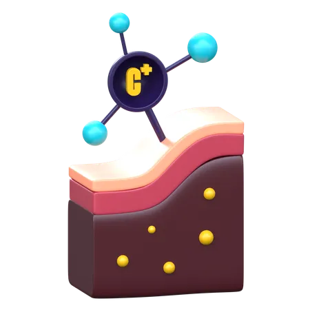 Collagen  3D Icon