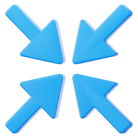 Collapse  3D Icon