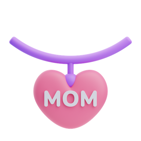 Collar de mamá  3D Icon