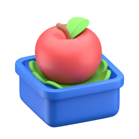 Collation aux pommes  3D Icon