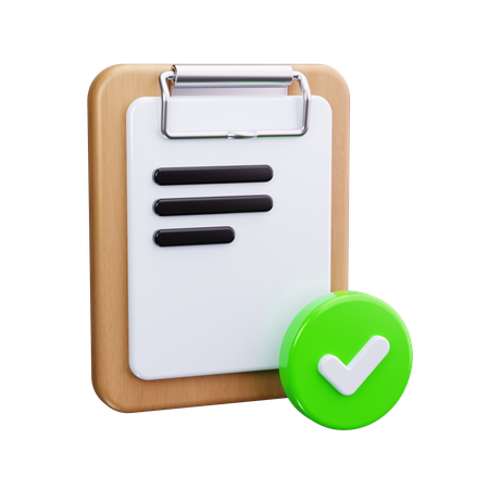 Collection Checklist  3D Icon