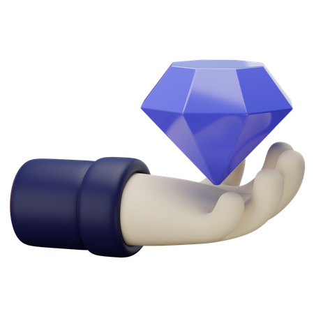 Collectionneur de pierres précieuses  3D Icon