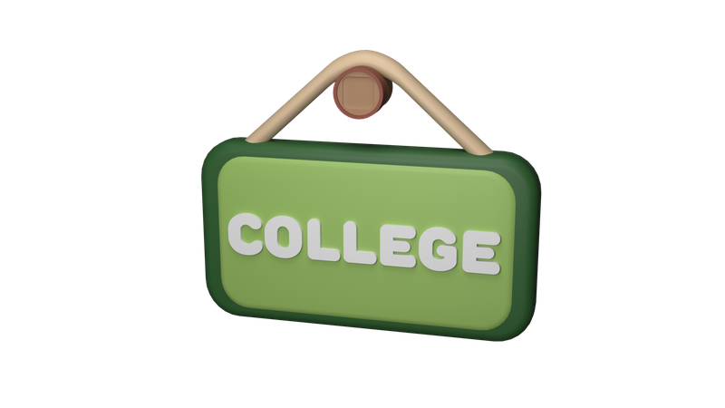 COLLEGE  3D Icon