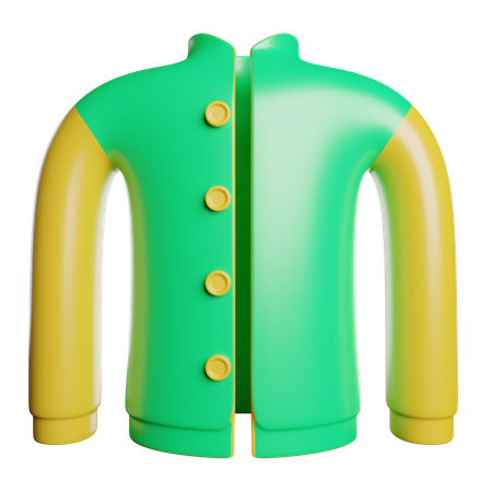 College-Jacke  3D Icon