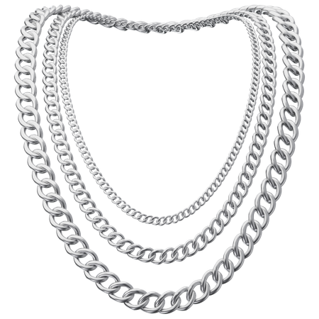 Collier chaîne  3D Icon