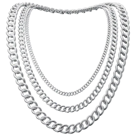 Collier chaîne  3D Icon