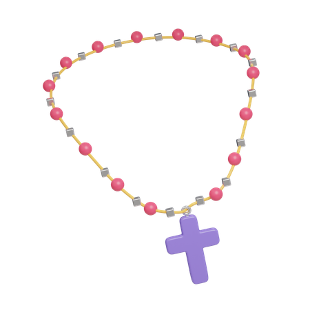 Collier du Christ  3D Icon