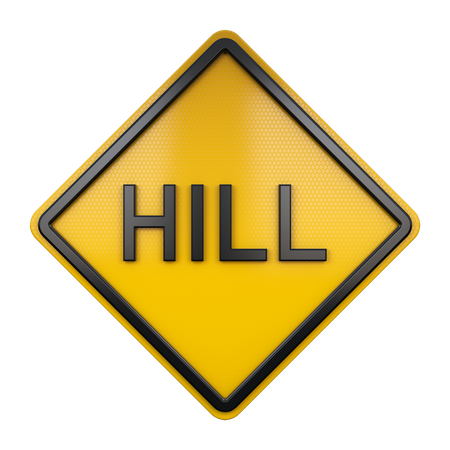 Signe de la colline  3D Icon