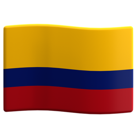 Colombia  3D Icon