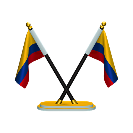 Colombia Flag  3D Icon