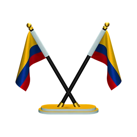 Colombia Flag  3D Icon