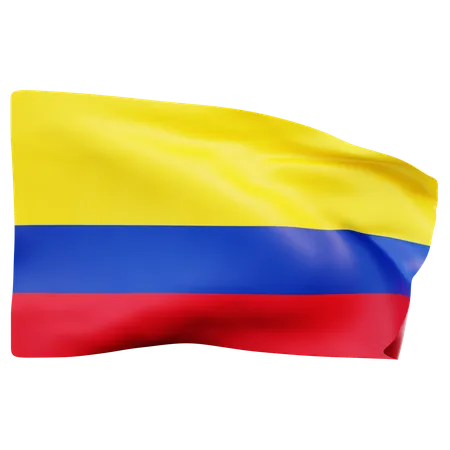 Colombia Flag  3D Icon