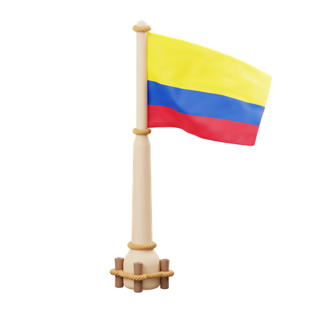 Colombia Flag  3D Icon