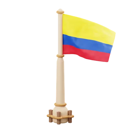 Colombia Flag  3D Icon