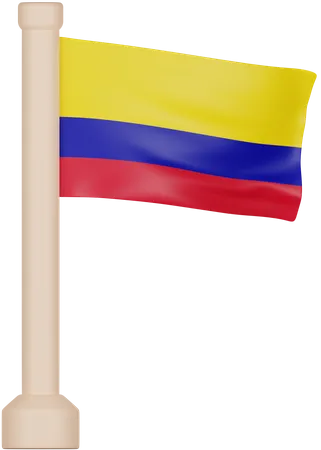 Colombia Flag  3D Icon