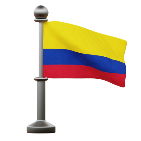 Colombia Flag  3D Icon