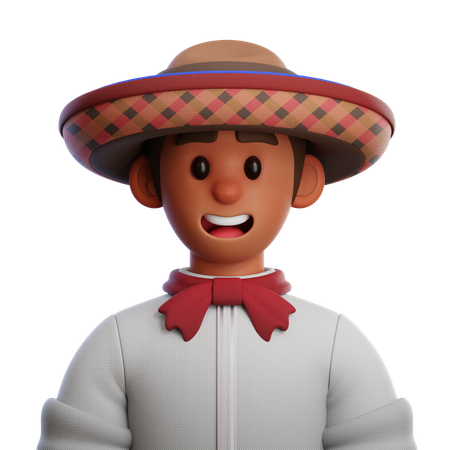 COLOMBIAN PEOPLE  3D Icon