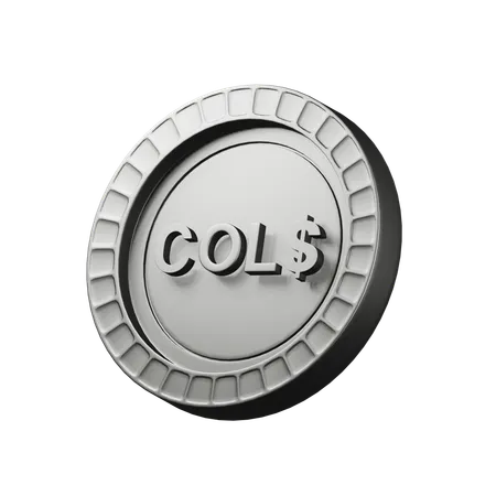 Colombian peso  3D Icon