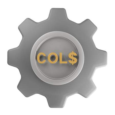 Colombian peso Money Management  3D Icon