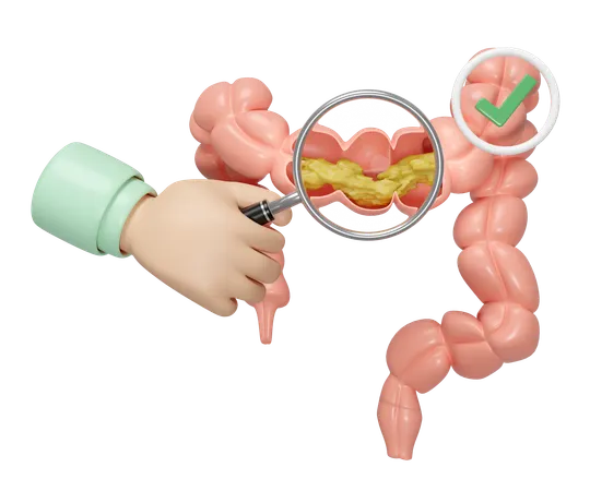 Colon Research  3D Icon