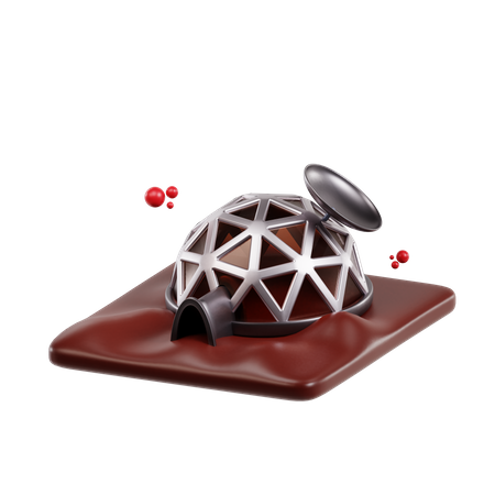 Colônia de Marte  3D Icon