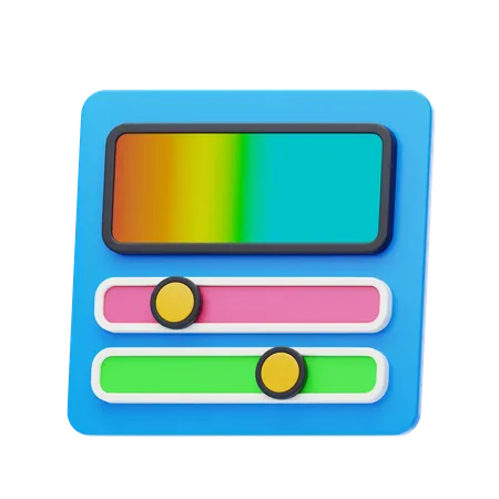 Color Adjuster  3D Icon