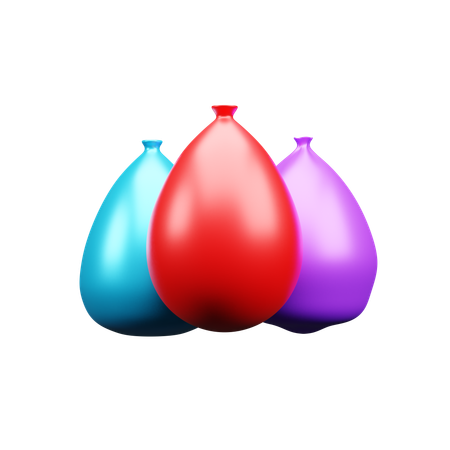 Color Balloon  3D Icon