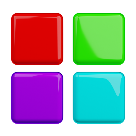 Color Block  3D Icon