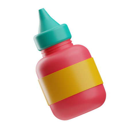 Color Bottle  3D Icon