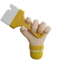 Color Brush In Hand