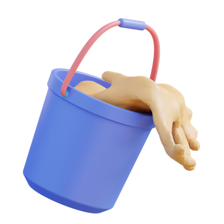 Color Bucket  3D Icon