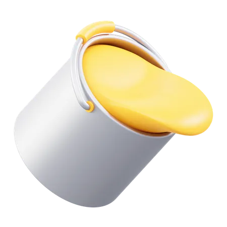 Color Bucket  3D Icon