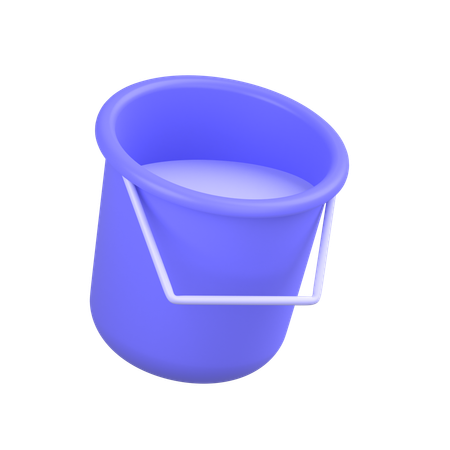 Color Bucket  3D Icon