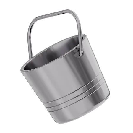 Color Bucket  3D Illustration