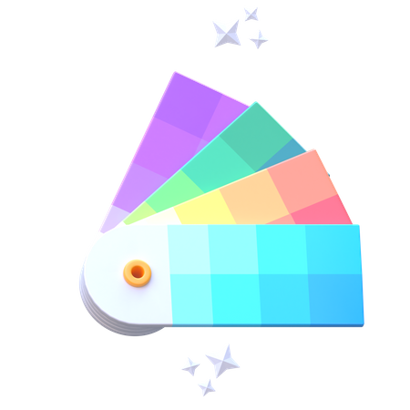 Color Card  3D Icon