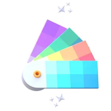 Color Card  3D Icon