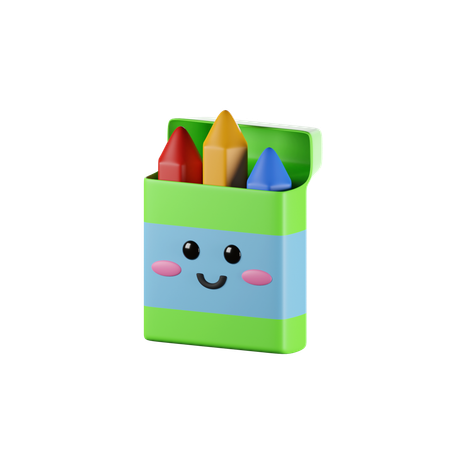 Color crayón  3D Icon