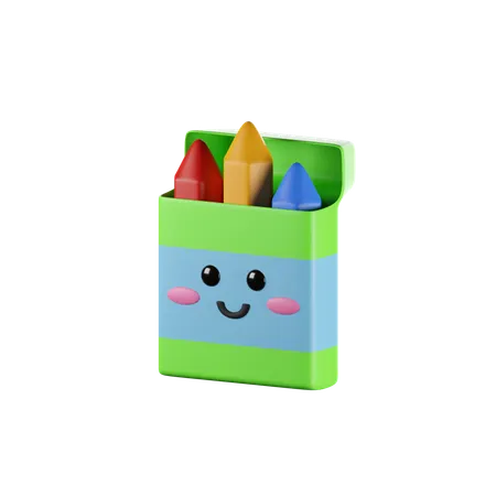 Color crayón  3D Icon