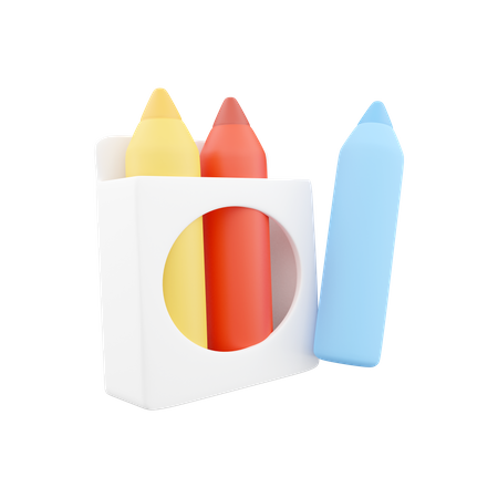 Color crayón  3D Icon