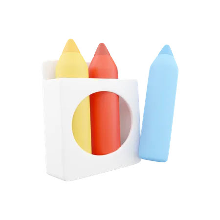 Color crayón  3D Icon