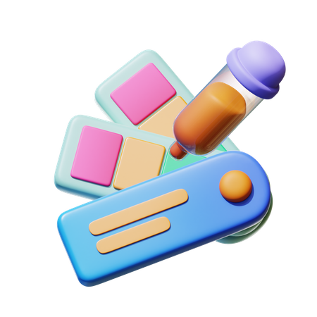 Color Dropper Tool 3D Icon