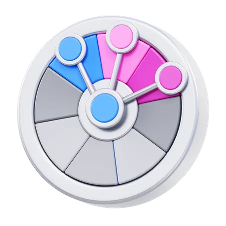 Color Gradation  3D Icon