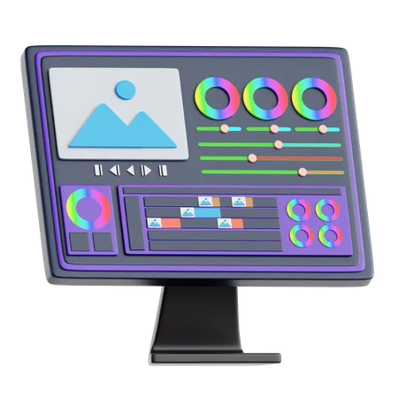Color Grading  3D Icon