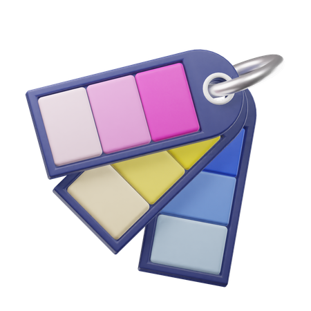 Color del paladar  3D Icon