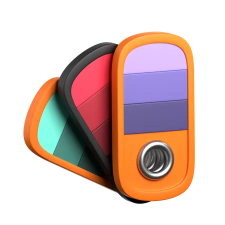 Color Palette 3 D Construction Tools Icon 3D Icon